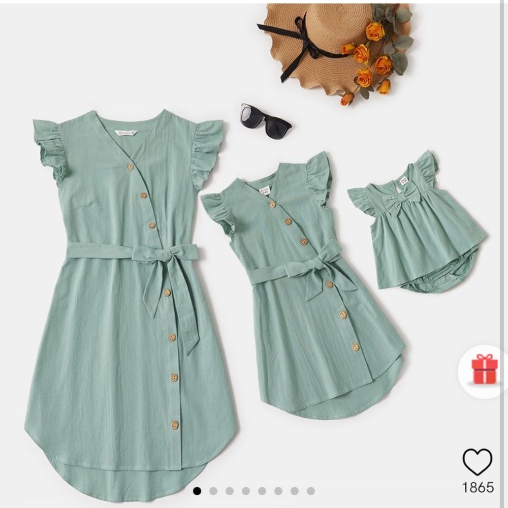 Mommy and me matching dress